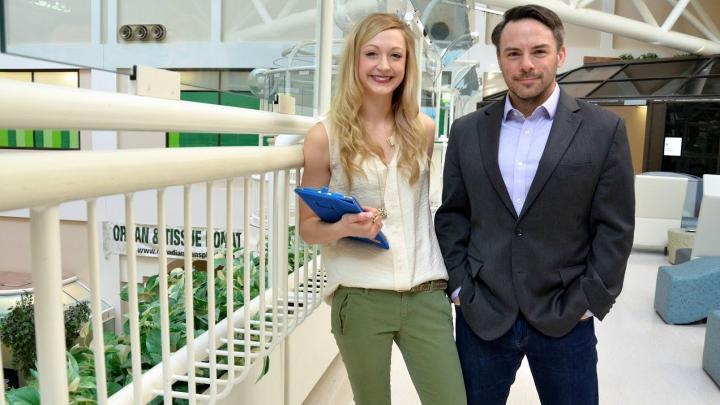Jillian Byrne and Geoff Ball,  	University of Alberta Faculty of Medicine & Dentistry