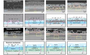Reaction mechanism of Y4Al2O9/Y2O3 composite with CMAS at 1300 °C and 1500 °C