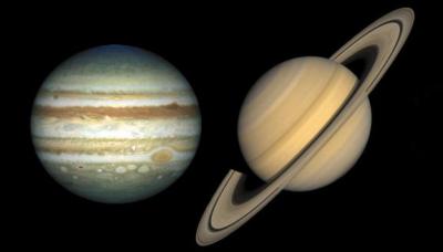Jupiter and Saturn