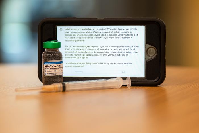 Can chatbots persuade vaccine-hesitant parents?