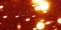 Animation made from three (out of five) images captured during the observations
