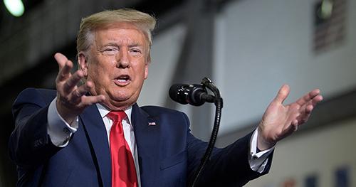 Trump speaks