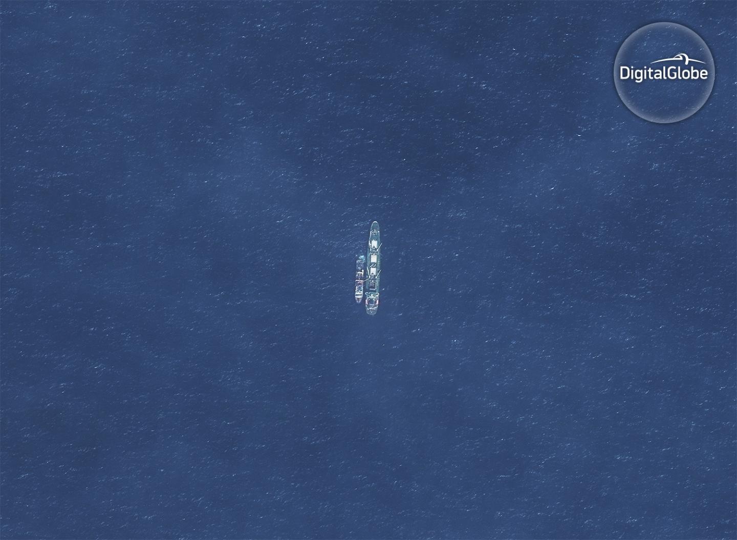 Two Vessels Rendezvous off the Coast of Argentina in a Likely Transshipment
