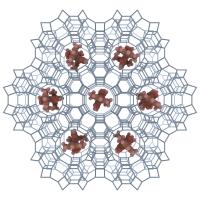 Zeolite with DXP Molecules (Top View)