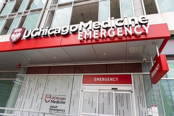 Exterior of UChicago Medicine's Hyde Park Emergency Department (ED)