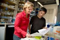 Clodagh O'Shea and Horng Ou, Salk Institute