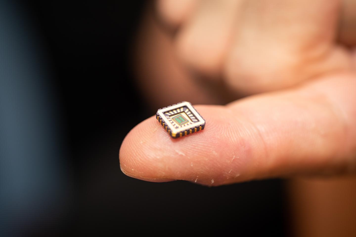 Artificial Neuron on a Fingertip