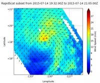 RapidScat Image of Enrique