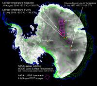 Coldest Place on Earth Found by Satellite