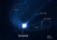 The Hubble Space Telescope Imaged (596) Scheila