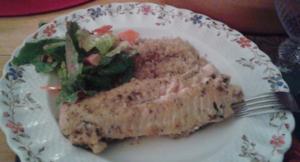 A meal in the Sahtú region featuring locally caught Lake Trout.