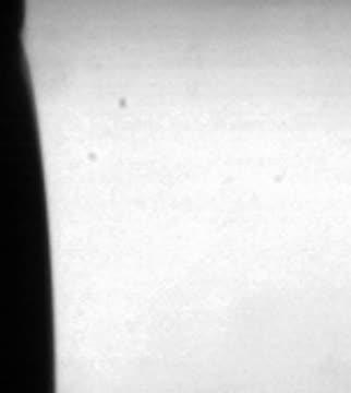 Shadow of a Crack Propagating