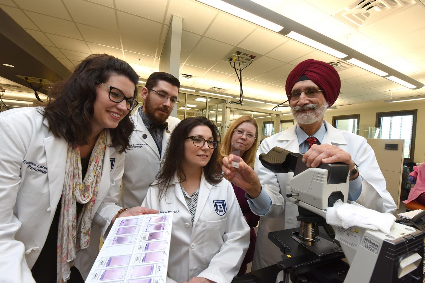 Investigators in the Medical College of Georgia at Augusta University Department of Pathology Lab
