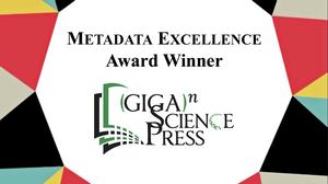 GigaScience Press Wins CrossRef Metadata Award