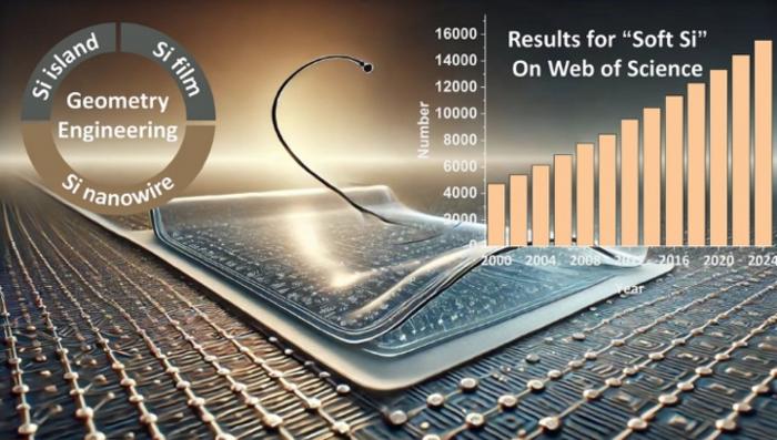 Integrating Hard Silicon for High‑Performance Soft Electronics via Geometry Engineering