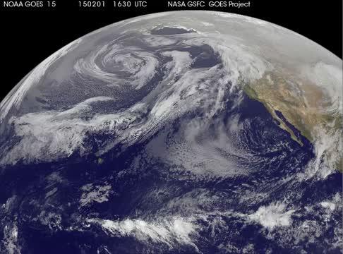 GOES-West Sees Return of the Pineapple Express