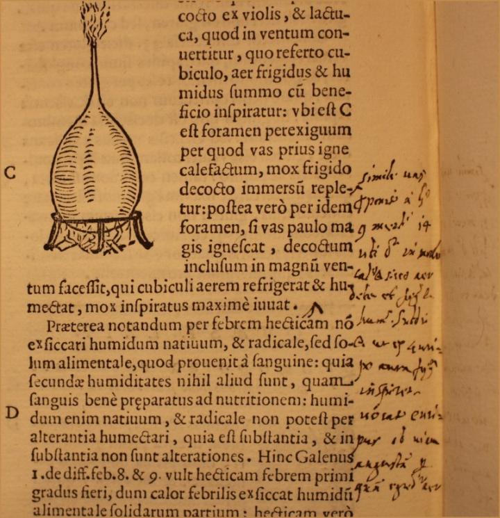 Santorio's Marginal Note