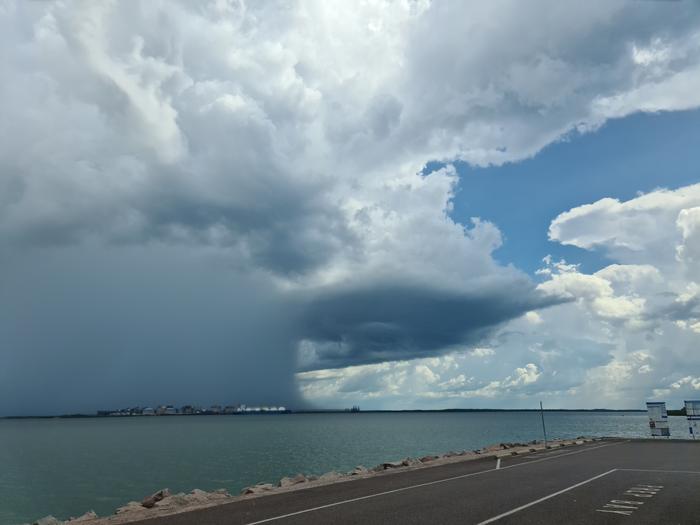 Monsoon burst over Darwin