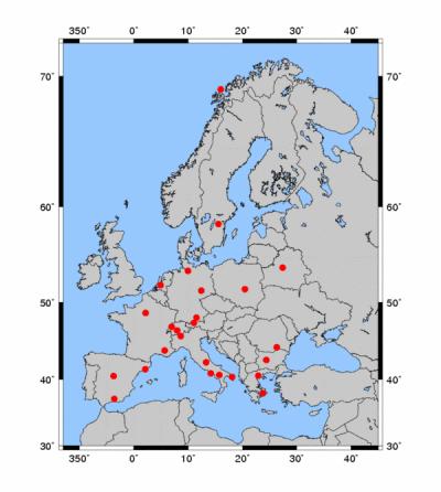 21-V-EARLINET map
