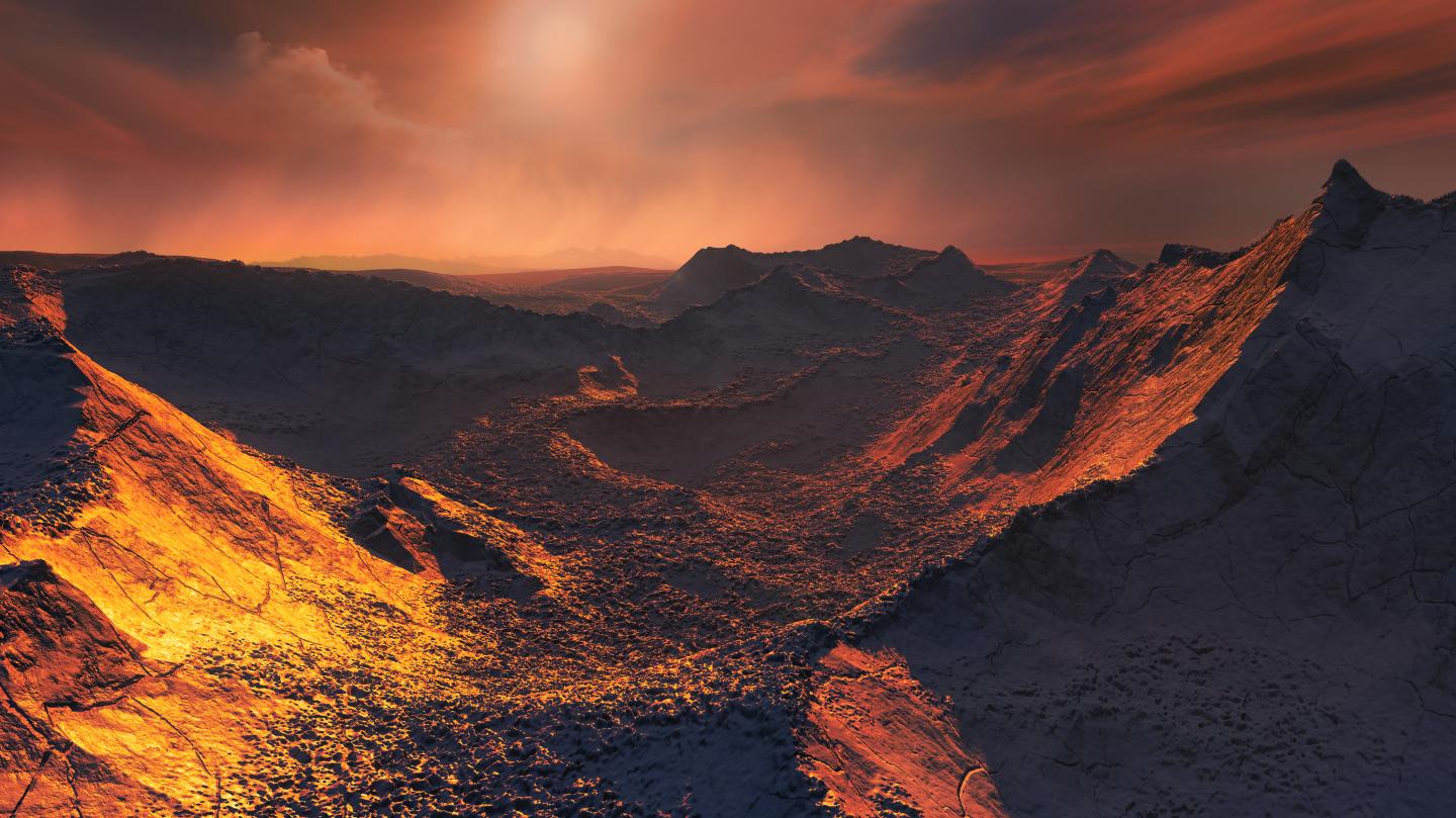 A Dim, Frozen Alien World