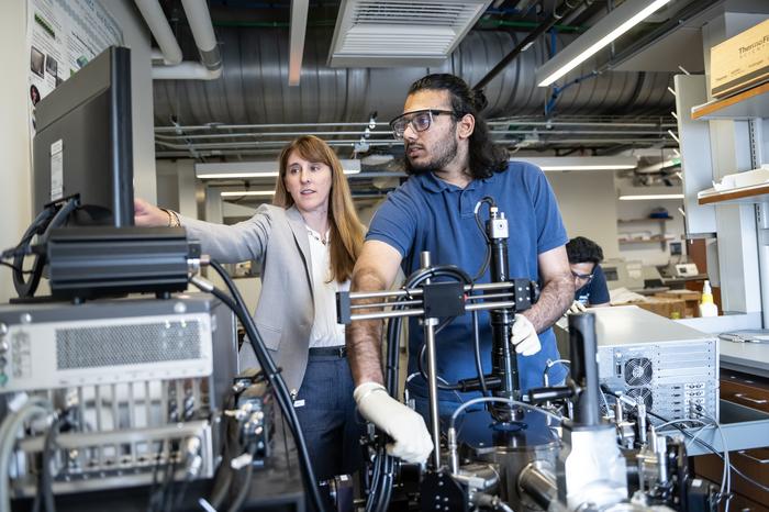 Susan Fullerton in the lab