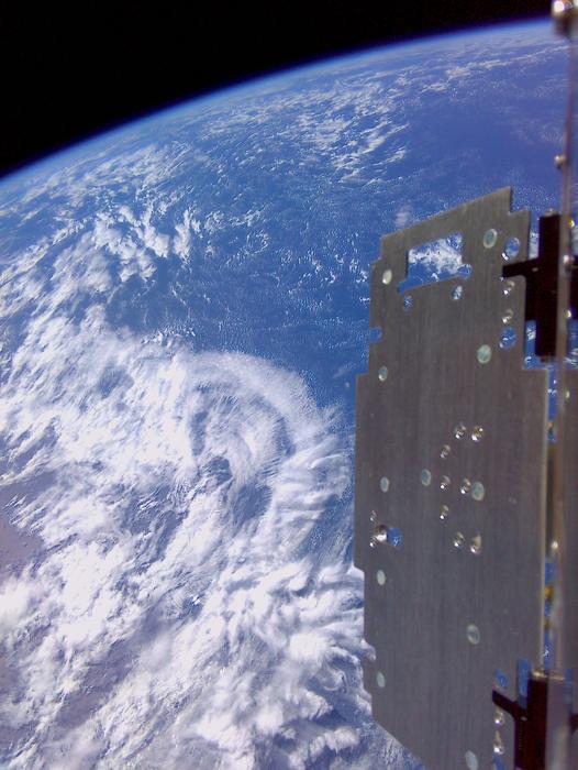 SpIRIT nanosatellite over the Indian Ocean