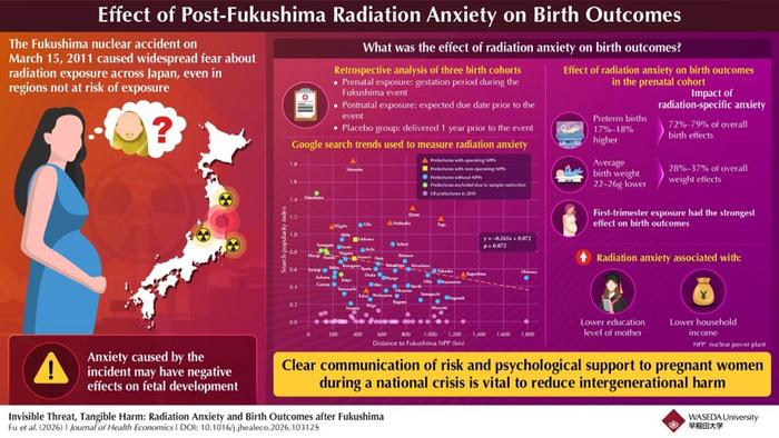 Effect of post-Fukushima maternal radiation anxiety on birth outcomes