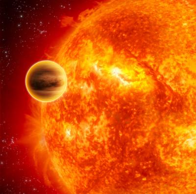 An Artist's Impression of HD 189733b and its Star