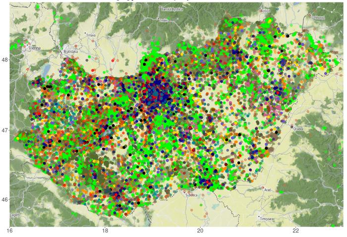 Observations from 17 citizen science projects