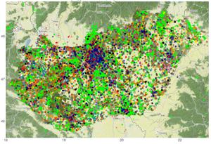 Observations from 17 citizen science projects