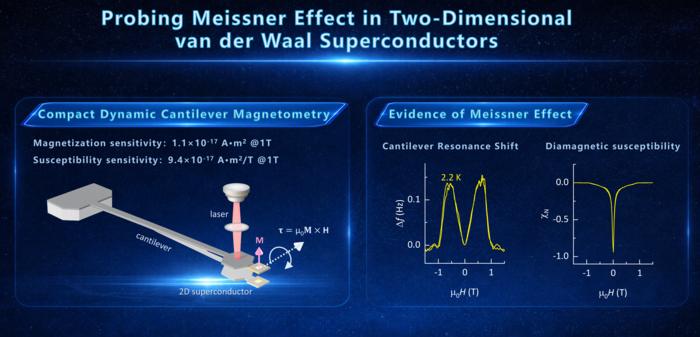 Researchers Observe Meissner Effect in Two-Dimensional Superconductors