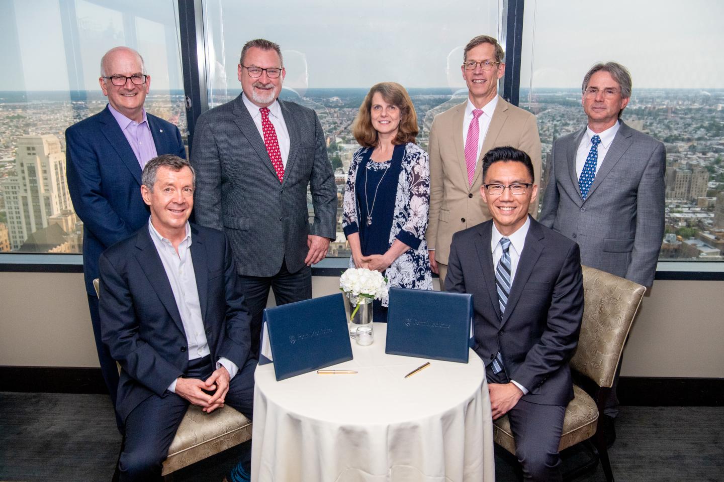 Official Signing, Creating New the Mark Foundation Center at UPenn