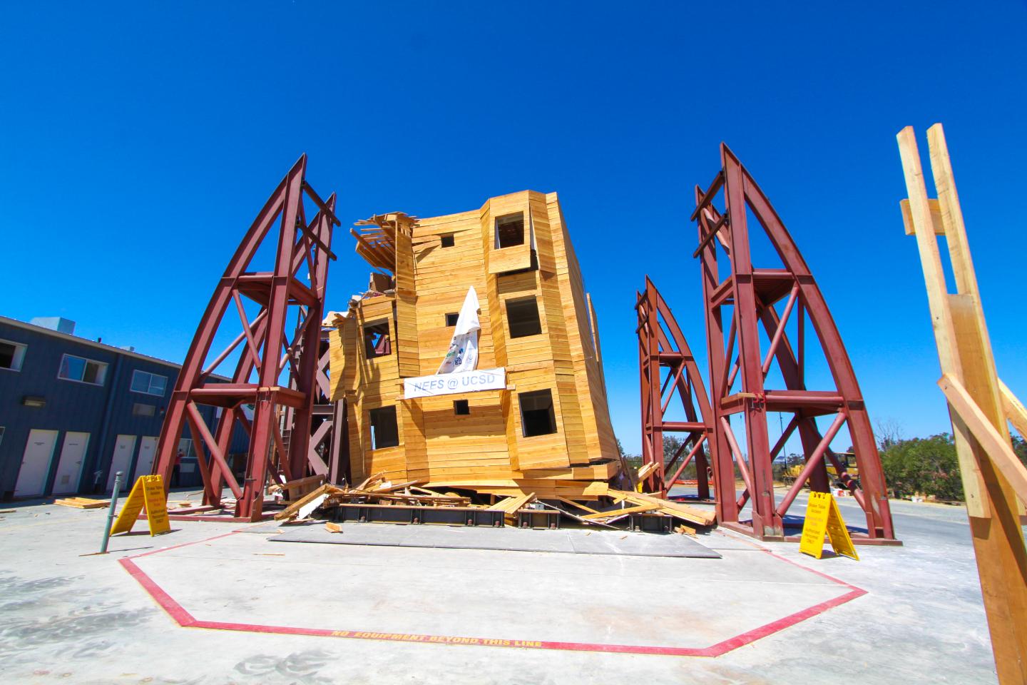 Collapsed Wood-Frame Building