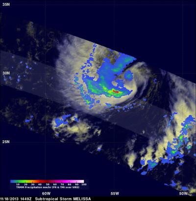 TRMM Image of Melissa