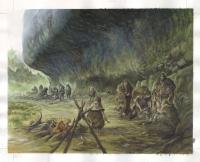 A Neandertal burial (reconstruction)