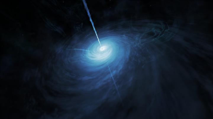 Artist's Impression of Distant Quasar
