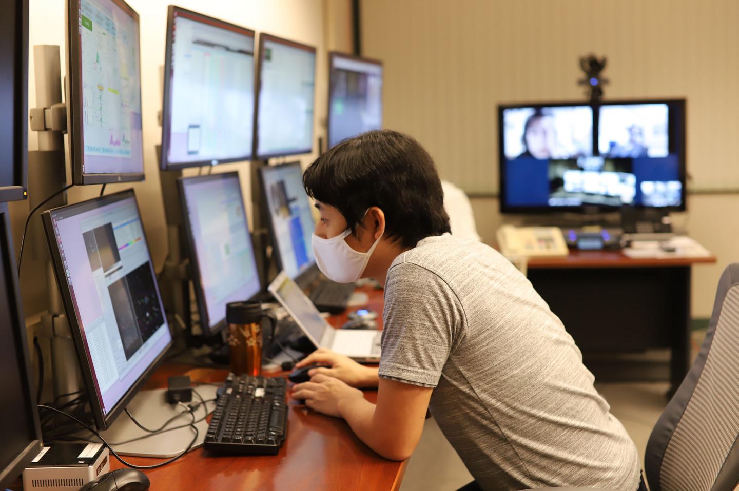 A scene of the observations conducted on June 19, 2020 (Hawaii time).