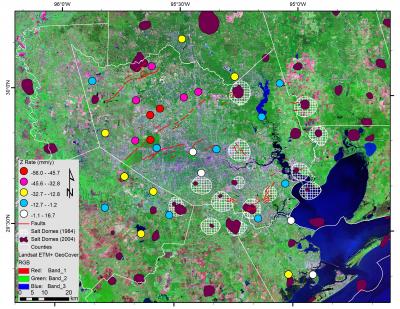 Northwest Houston Fault Line Map
