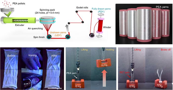 [2] Evaluation of Ironing behavior and mechanical properties of melt-spun fibers for eco-friendly apparel and industrial applications