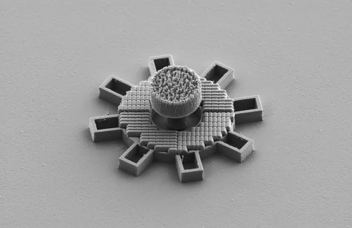 Gear with metasurface