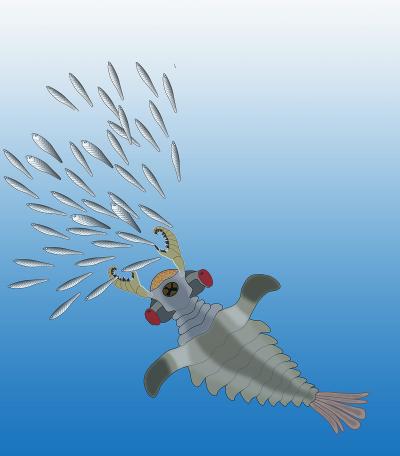 <i>Lyrarapax</i> Artist's Impression
