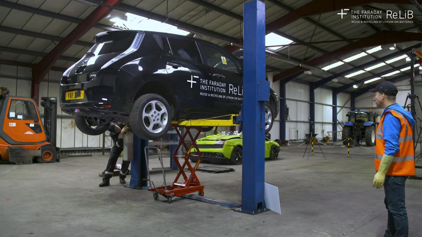 Battery removal from an Electric Vehicle