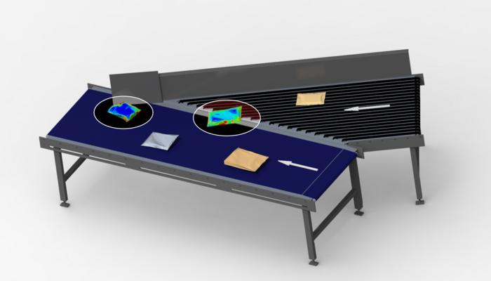 Mailing bag simulation