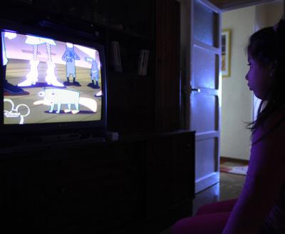 Child Watching Television