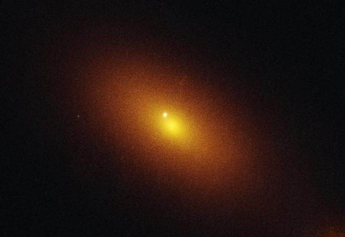 Hubble snapshot of galaxy with rogue black hole