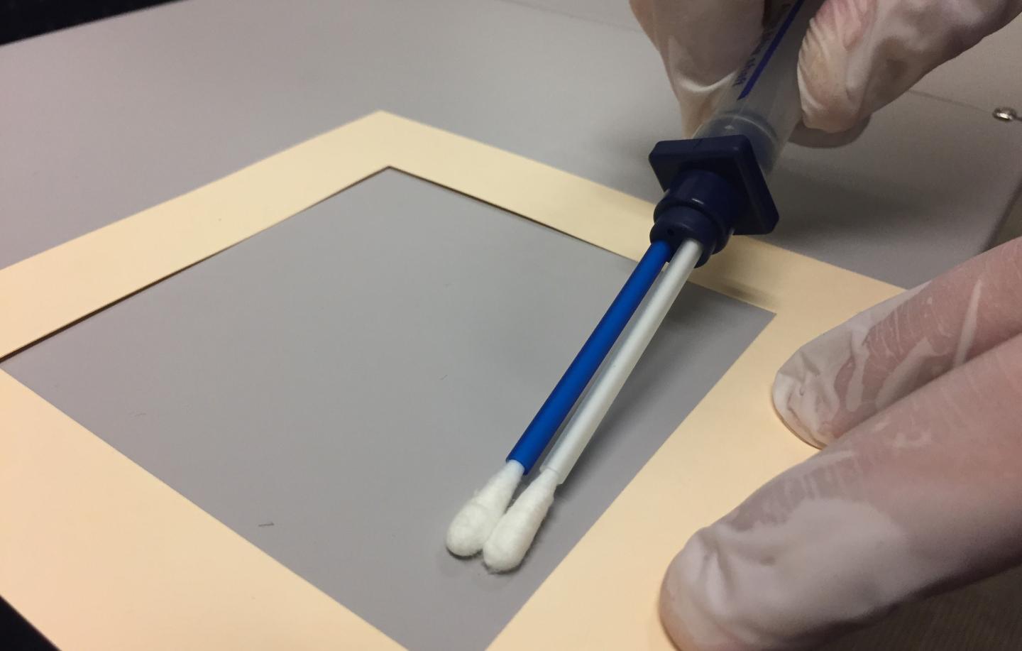 Taking Samples from Tray Tables