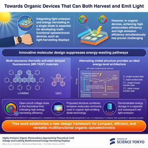 Using OLED materials in multifunctional devices