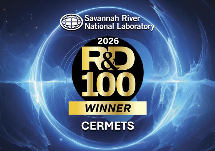 Savannah River National Laboratory wins R&D 100 Award for nuclear waste management innovation