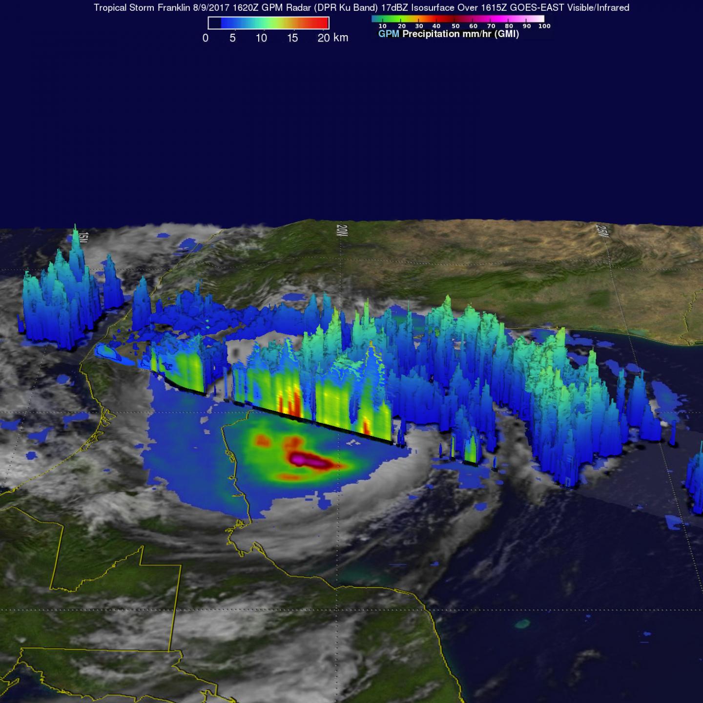 GPM Image of Franklin