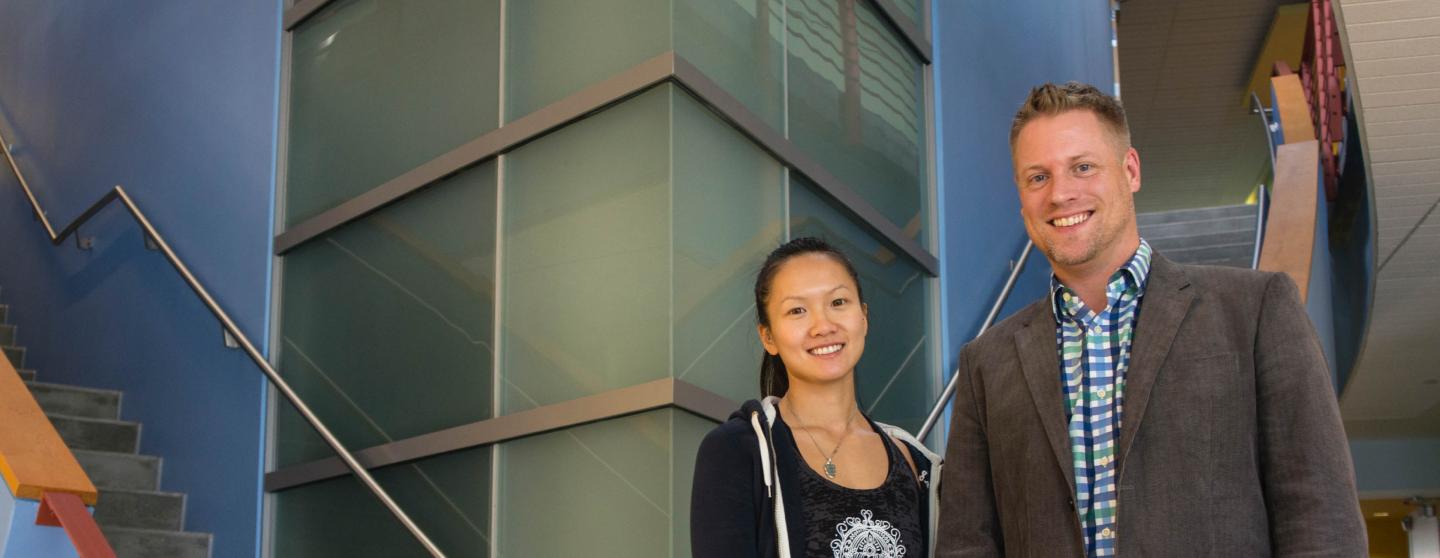 TSRI Graduate Student Mei Lan Chen and biologist Mark Sundrud, Scripps Research Institute  